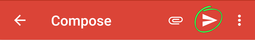 Gmail Send Button - Android How To Send Email From Mobile