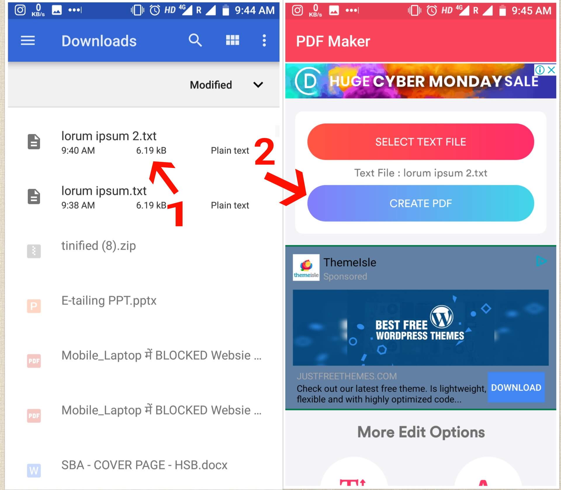 Mobile Se PDF File Kaise Banaye mobile se pdf file kaise banaye